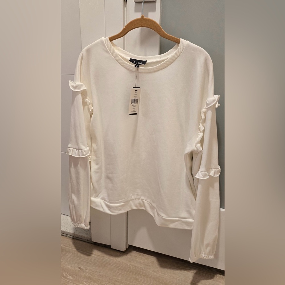 Medium Lea and Viola Ruffle Sweater